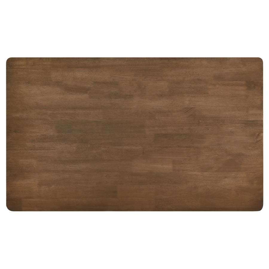Parkridge 7-piece 59-inch Wood Dining Set Natural Walnut view 6