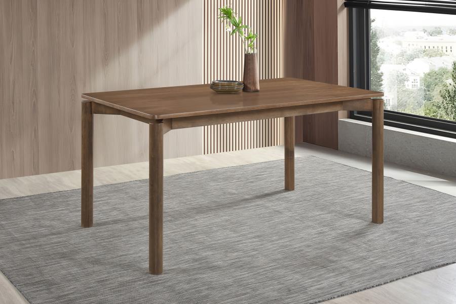 Parkridge 59-inch Rectangular Dining Table Natural Walnut view 2