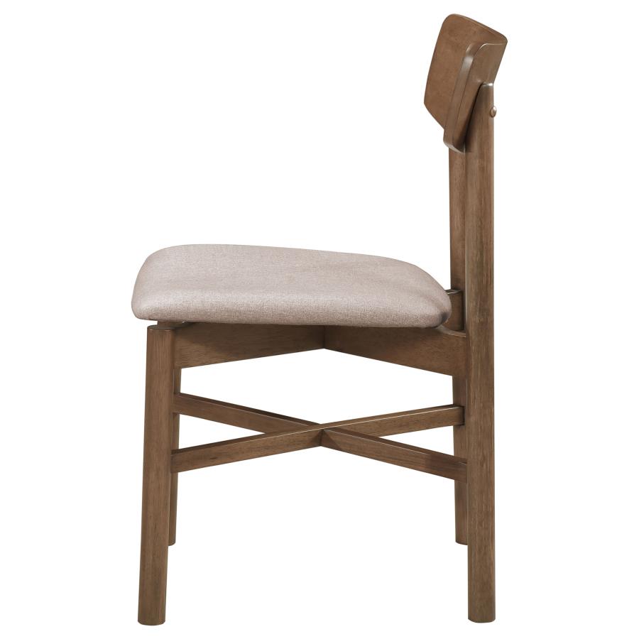 Parkridge Dining Side Chair Natural Walnut (Set of 2) view 6