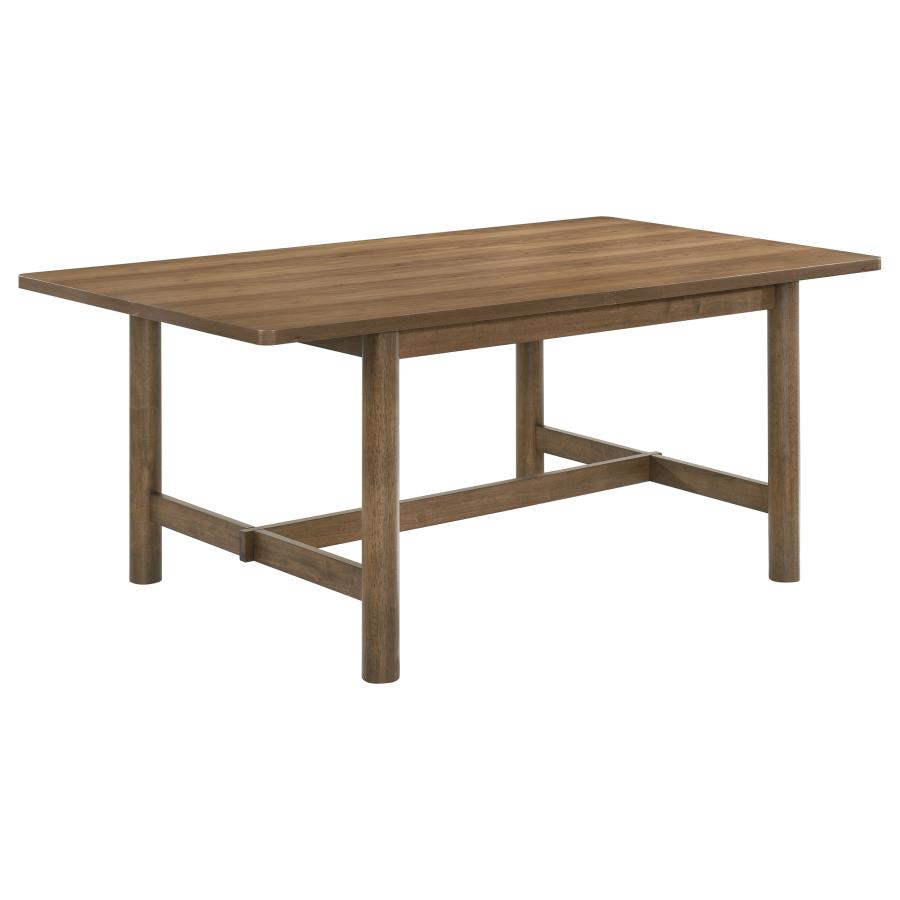 Crestmore 5-piece Rectangular Dining Table Set Walnut view 3
