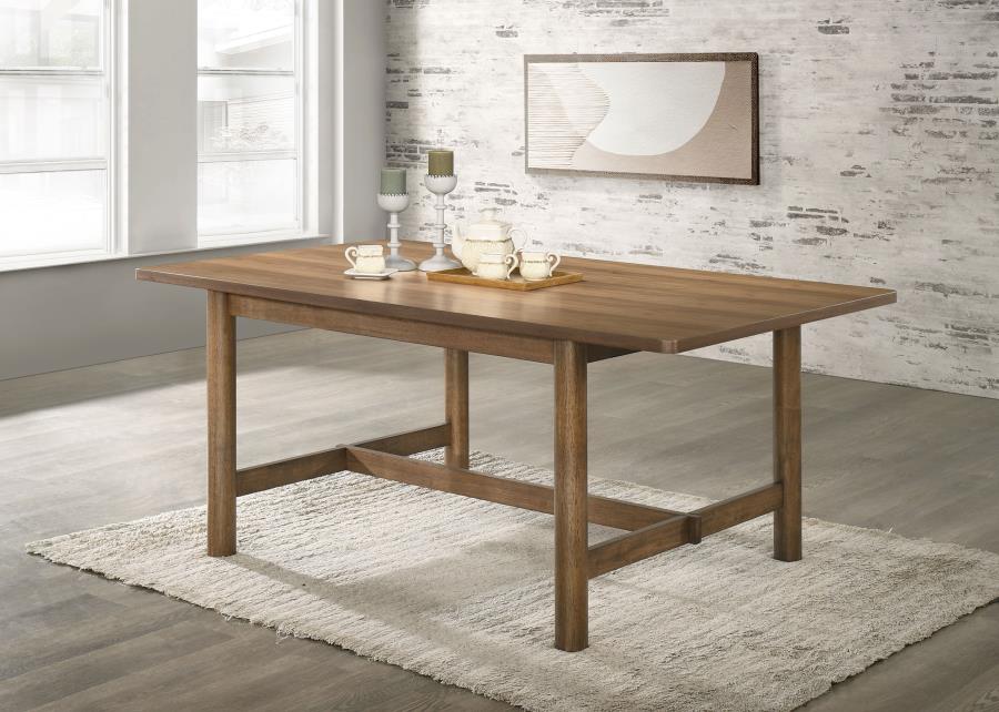 Crestmore 71-inch Rectangular Wood Dining Table Walnut view 2