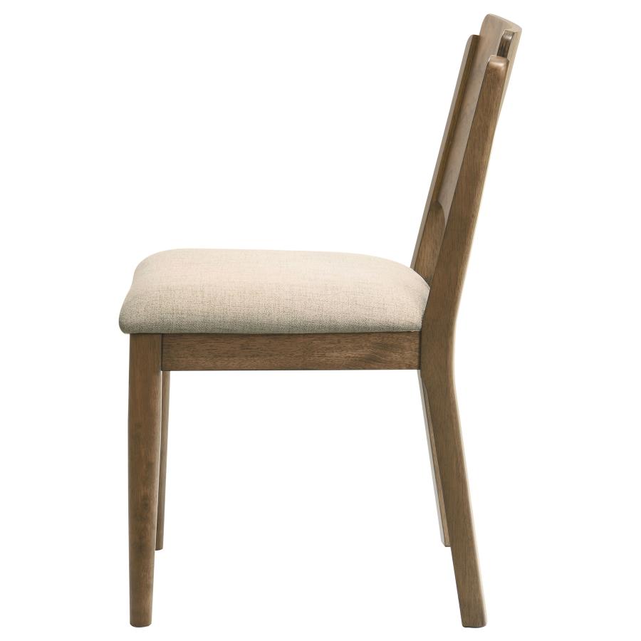 Crestmore Dining Chair Upholstered Seat Walnut (Set of 2) view 6