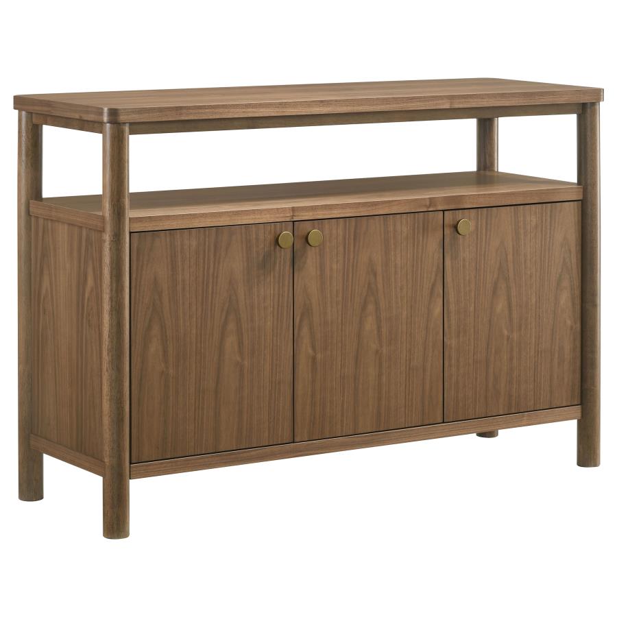 Crestmore 52-inch Dining Cabinet Sideboard Buffet Walnut — Dining Furniture