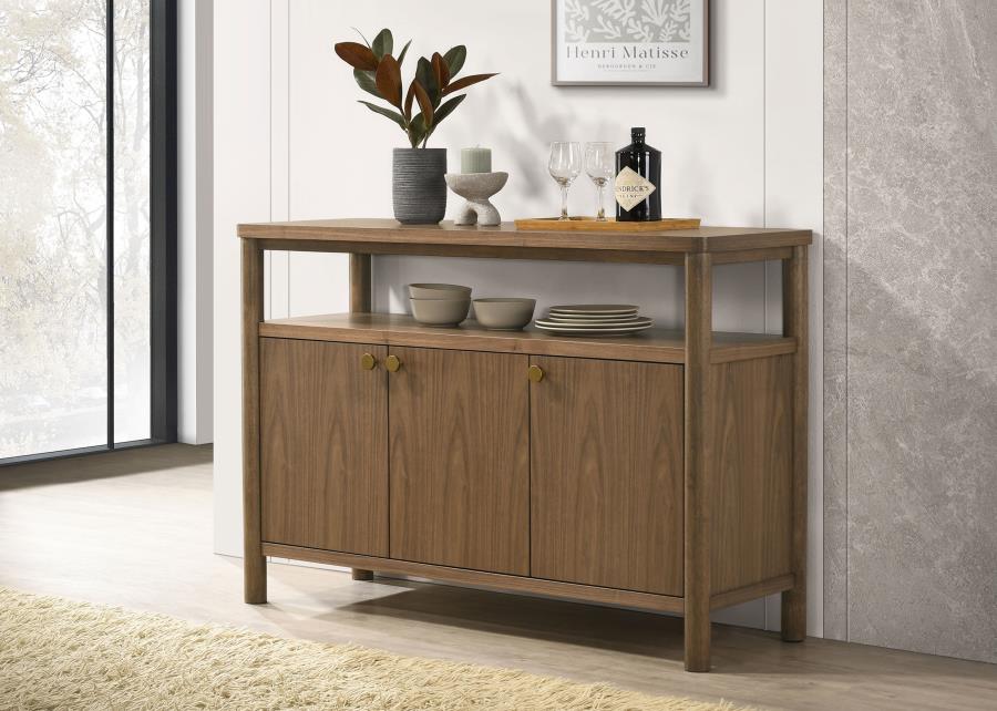 Crestmore 52-inch Dining Cabinet Sideboard Buffet Walnut view 2