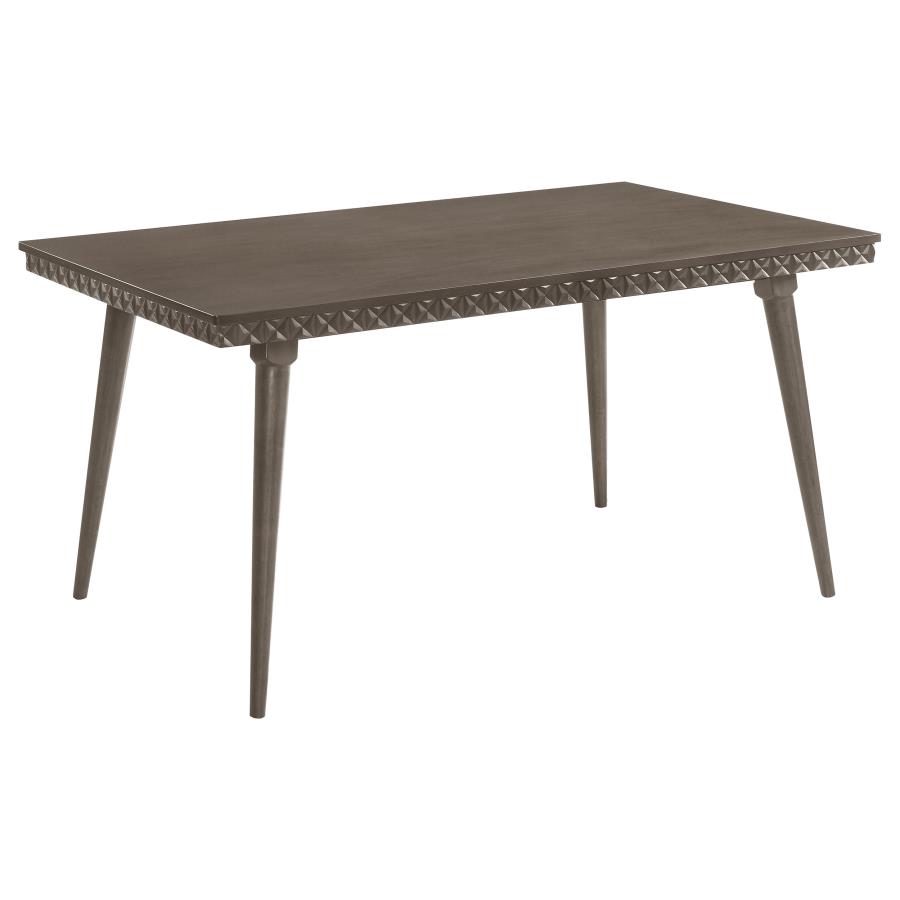 Onslow 5-piece 59-inch Rectangular Dining Set Dark Brown view 3