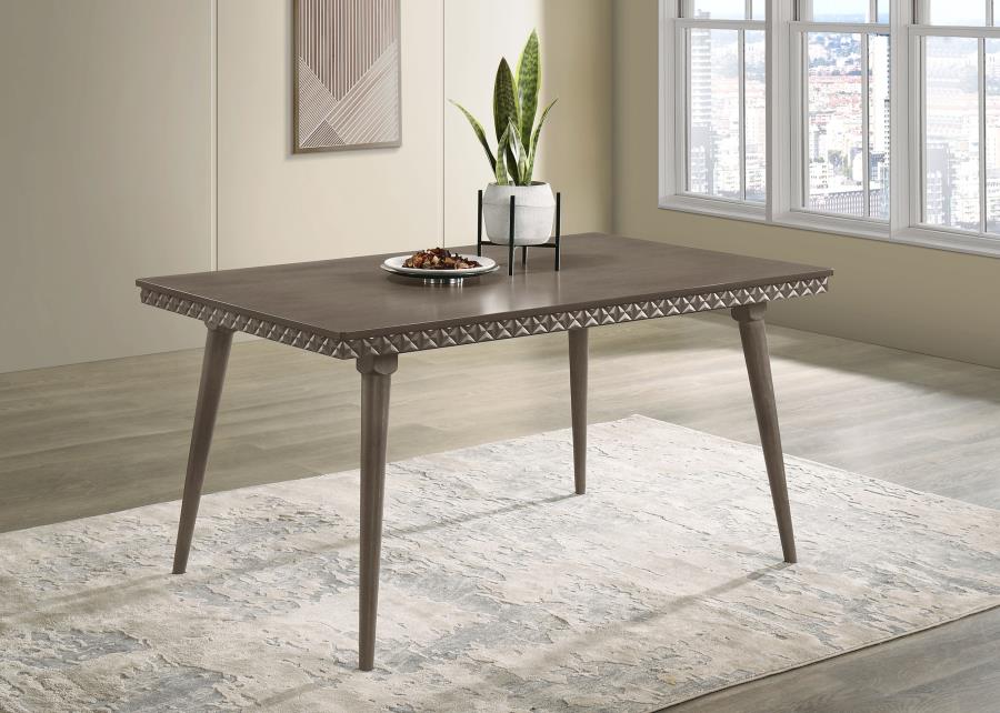 Onslow 59-inch Rectangular Wood Dining Table Dark Brown view 2