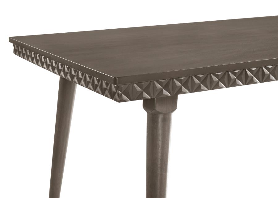 Onslow 59-inch Rectangular Wood Dining Table Dark Brown view 6