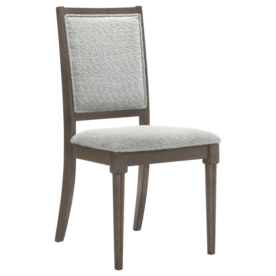 Onslow Upholstered Dining Side Chair Dark Brown (Set of 2) view 3