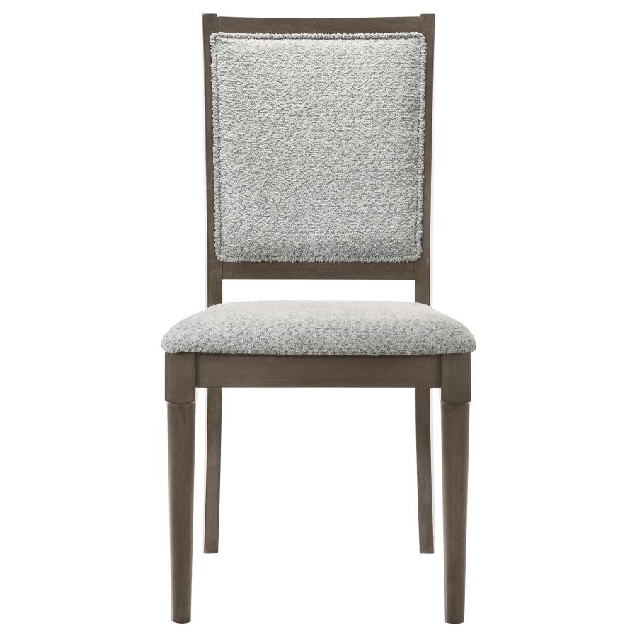 Onslow Upholstered Dining Side Chair Dark Brown (Set of 2) view 4