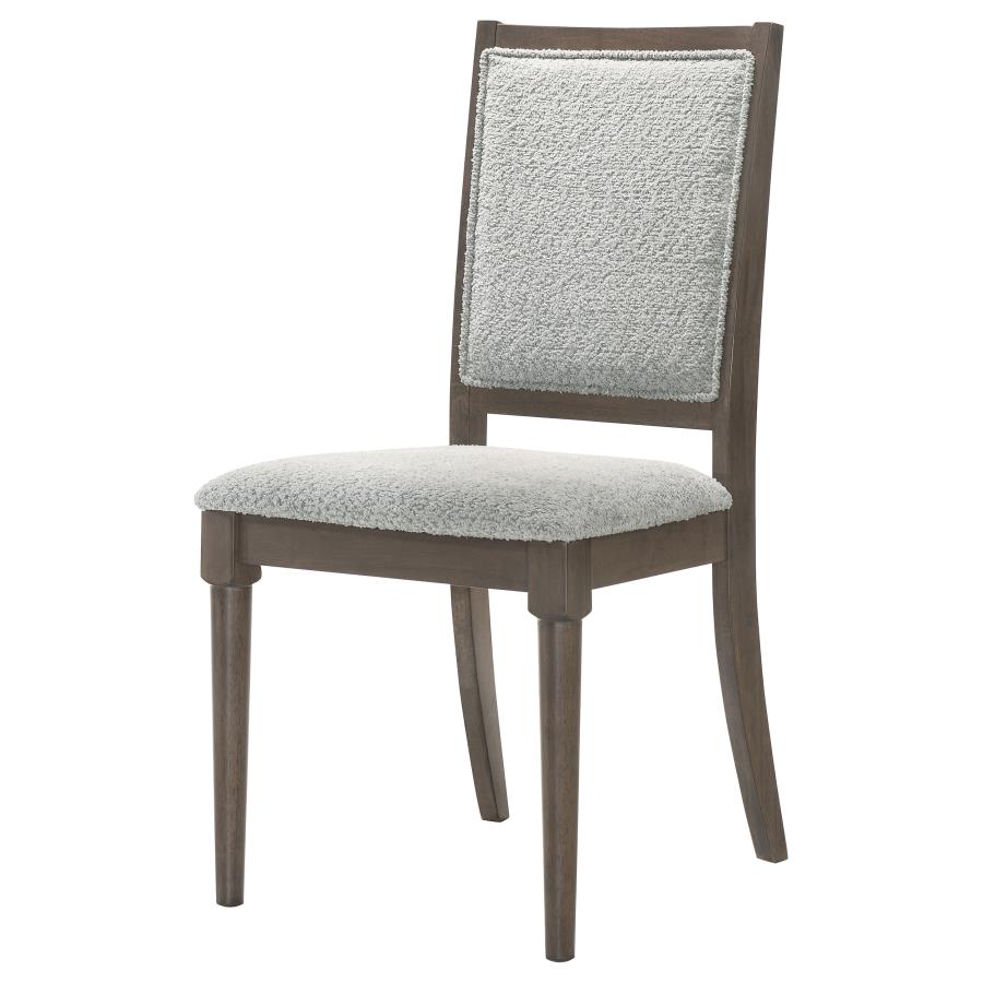 Onslow Upholstered Dining Side Chair Dark Brown (Set of 2) view 5