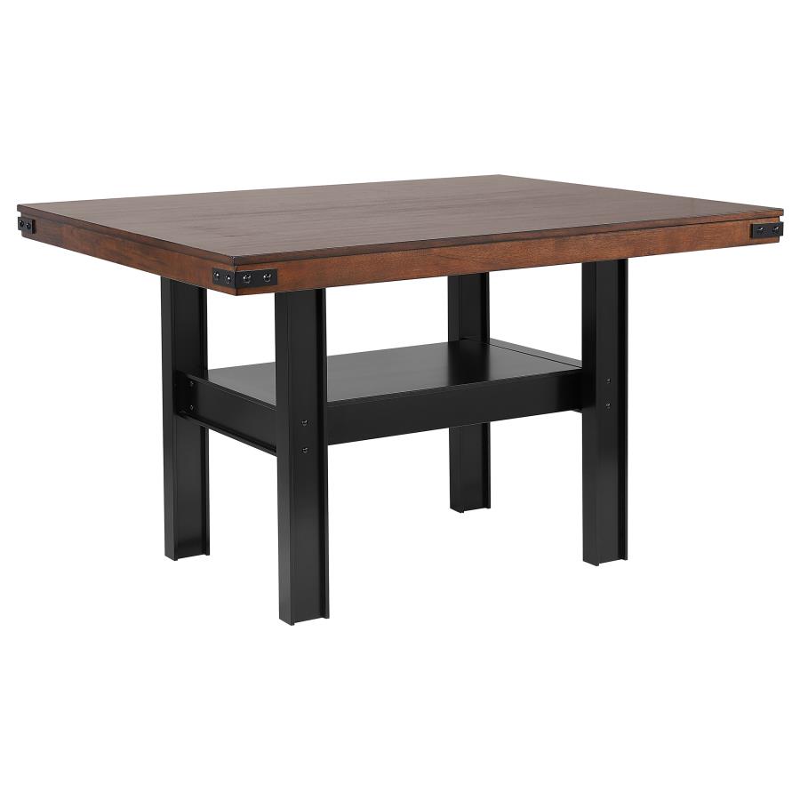 Patterson 5-piece Counter Height Dining Set Mango Oak view 3