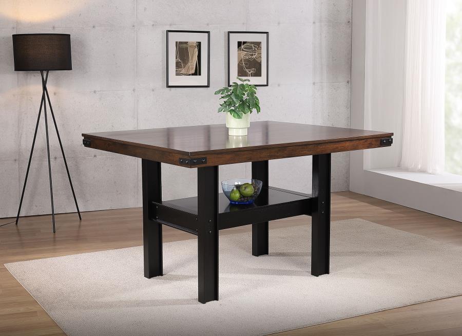 Patterson 60-inch Counter Height Dining Table Mango Oak view 2
