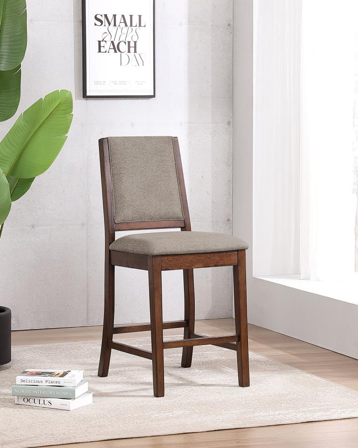 Patterson Upholstered Counter Chair Mango Oak (Set of 2) view 2