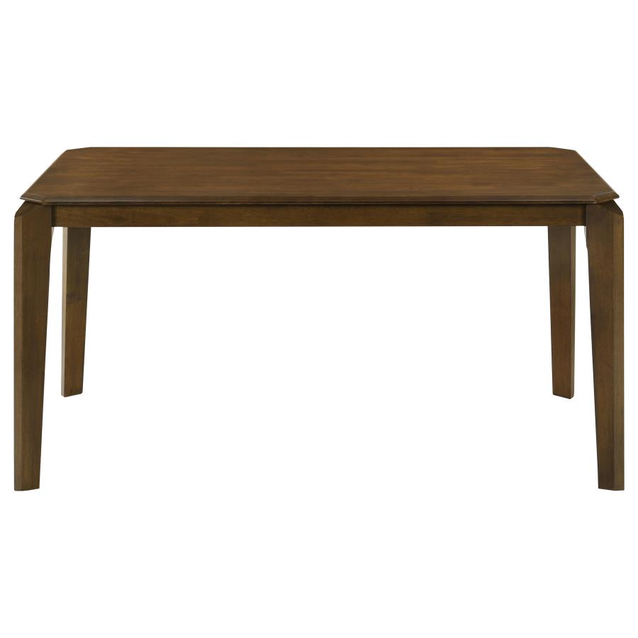 Almonte 5-piece 59-inch Rectangular Dining Set Dark Brown view 4