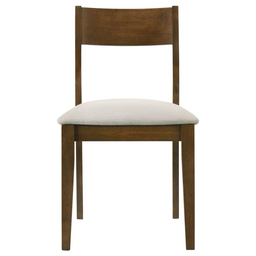Almonte Dining Chair Upholstered Seat Dark Brown (Set of 2) view 4