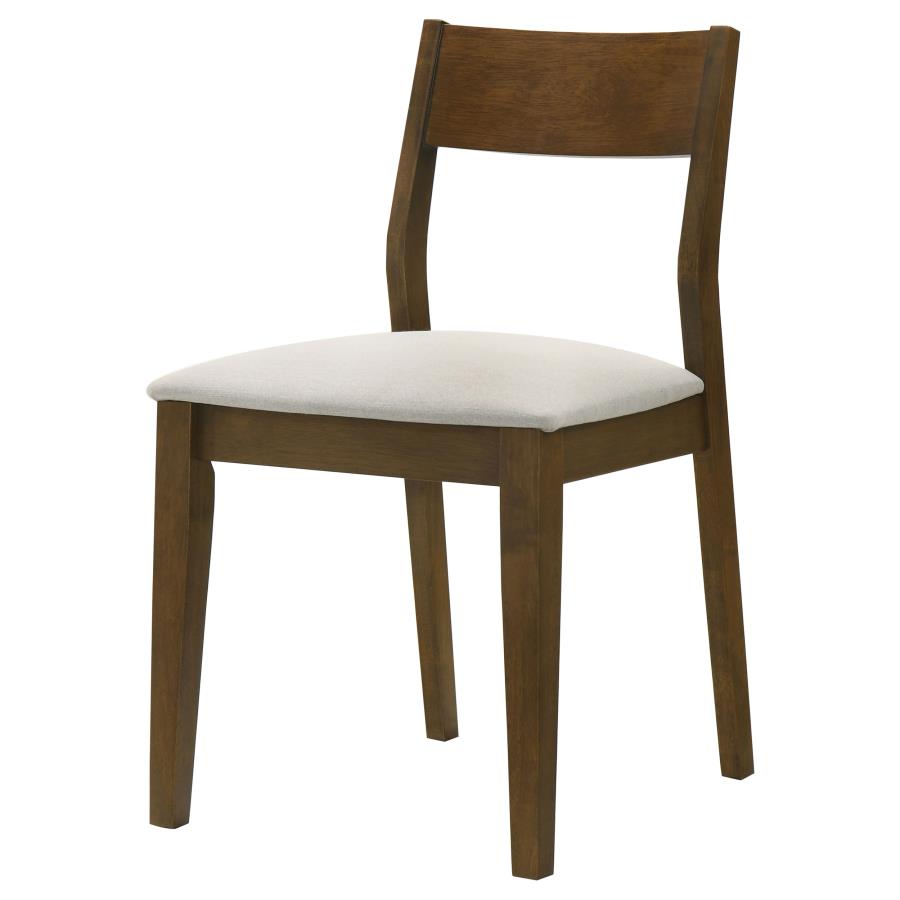 Almonte Dining Chair Upholstered Seat Dark Brown (Set of 2) view 5