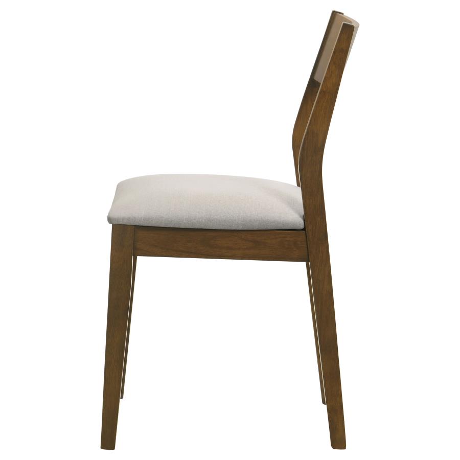 Almonte Dining Chair Upholstered Seat Dark Brown (Set of 2) view 6