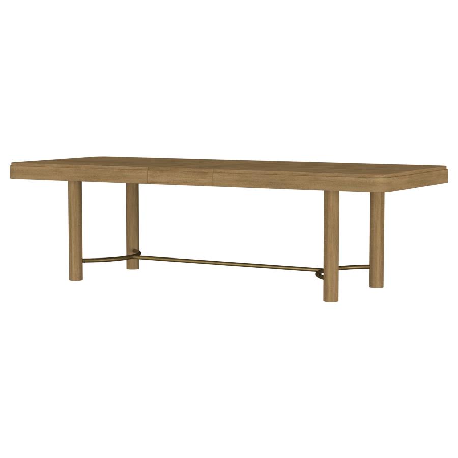 Arini 104-inch Extension Leaf Dining Table Sand Wash view 7