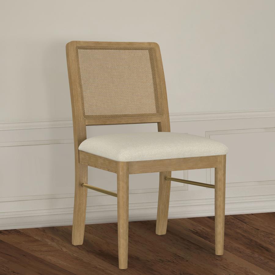 Arini Rattan Cane Dining Side Chair Sand Wash (Set of 2) view 2
