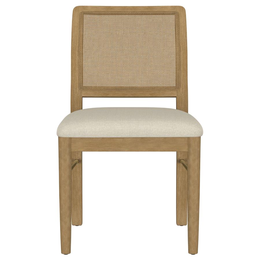 Arini Rattan Cane Dining Side Chair Sand Wash (Set of 2) view 4
