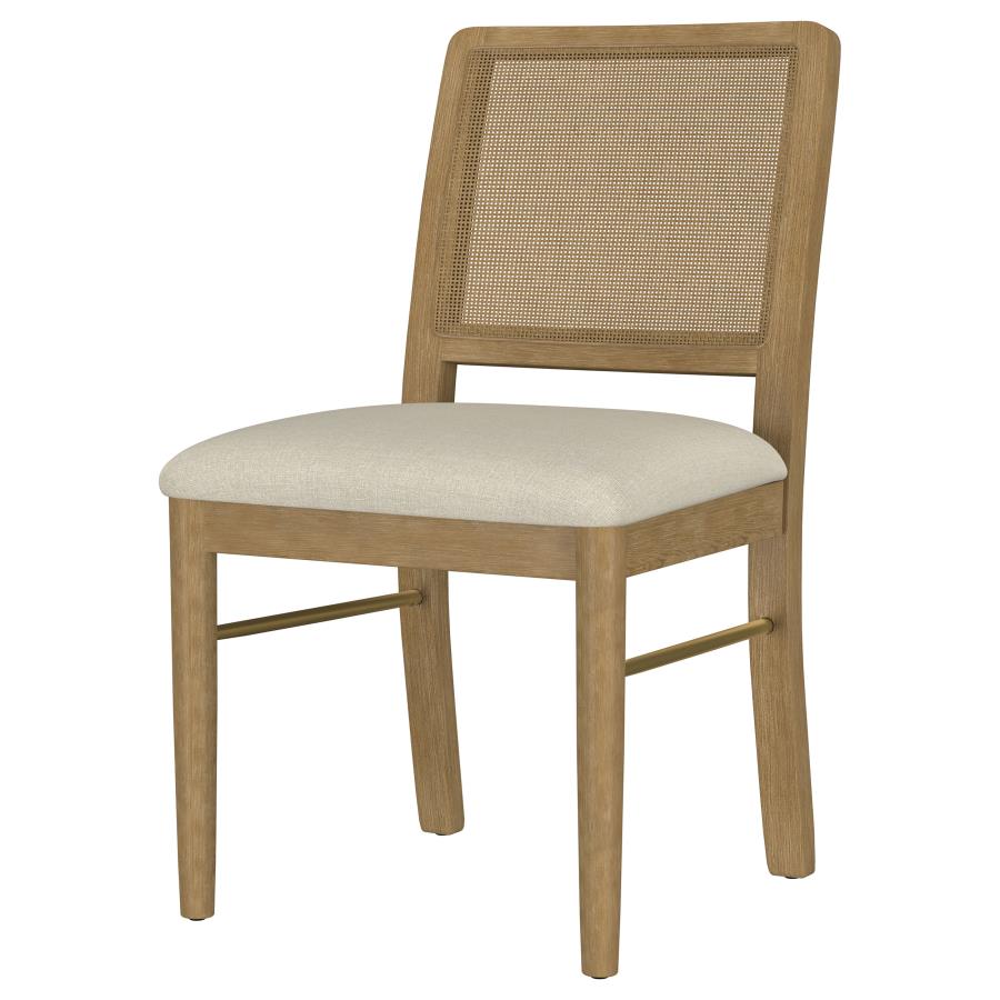 Arini Rattan Cane Dining Side Chair Sand Wash (Set of 2) view 5