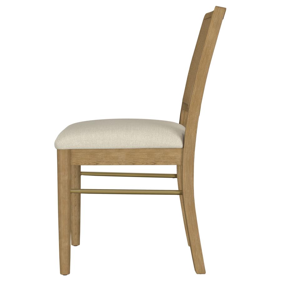 Arini Rattan Cane Dining Side Chair Sand Wash (Set of 2) view 6