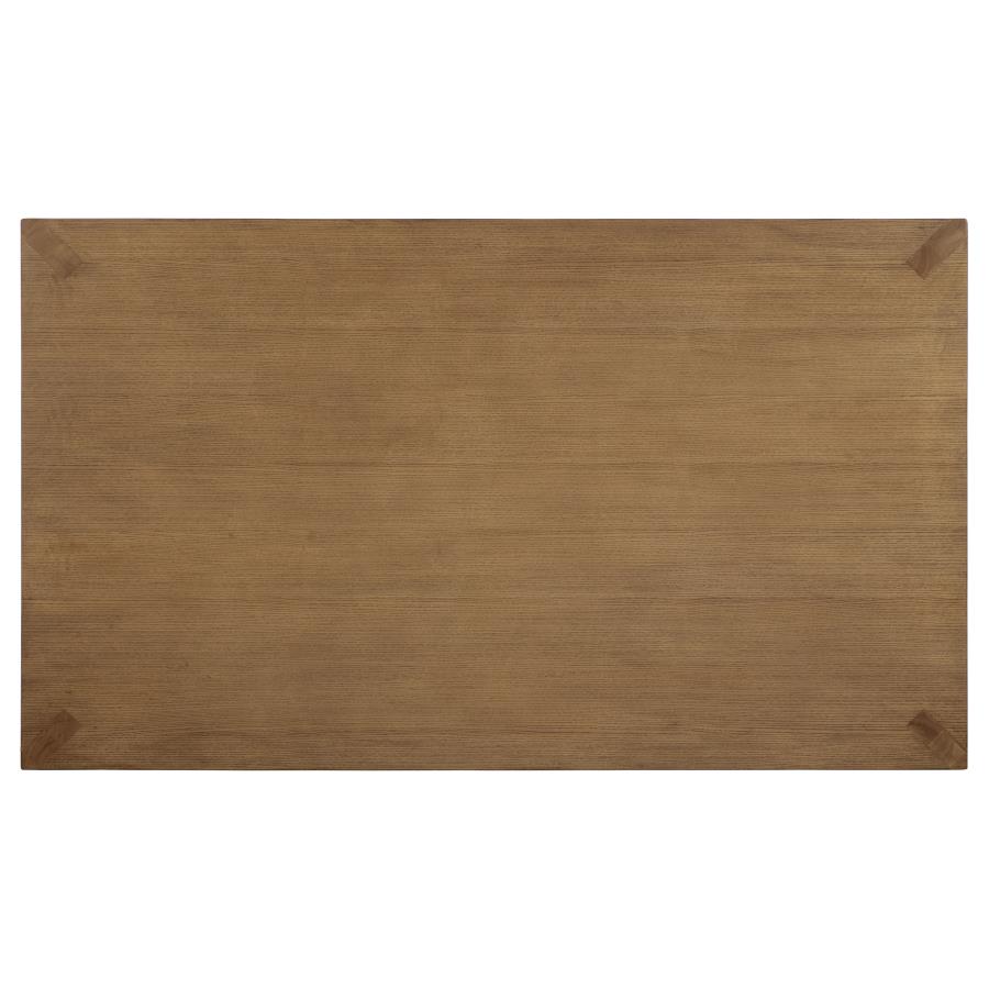 Bruner 5-piece 72-inch Rectangular Dining Set Natural Brown view 6
