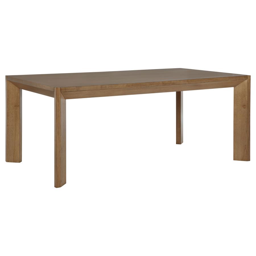 Bruner 7-piece 72-inch Rectangular Dining Set Natural Brown view 3