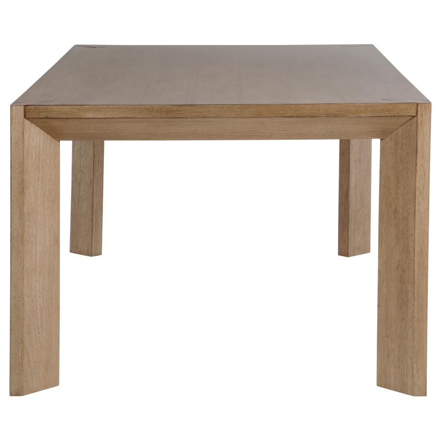 Bruner 7-piece 72-inch Rectangular Dining Set Natural Brown view 5