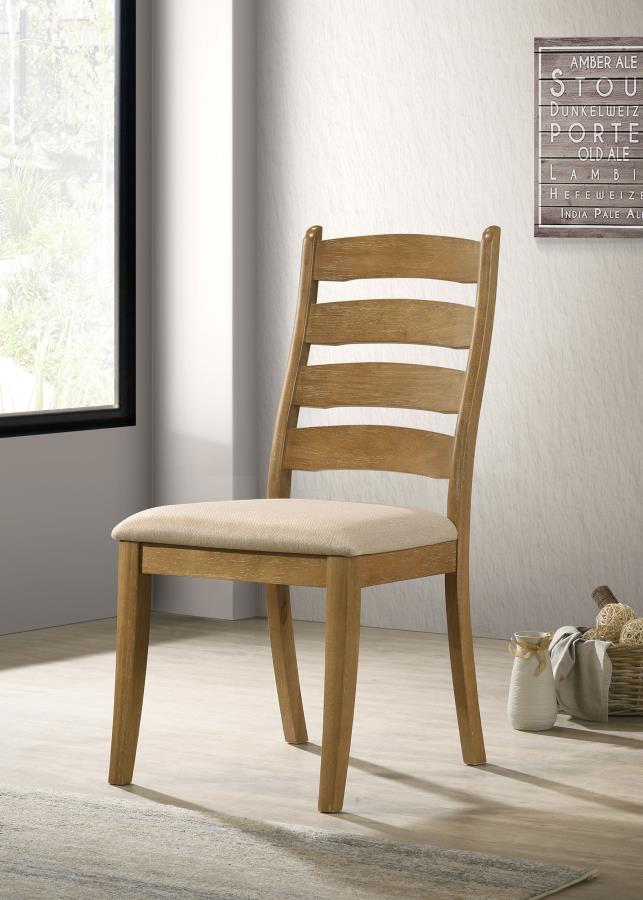 Danvers Wood Dining Side Chair Brown Oak (Set of 2) view 2