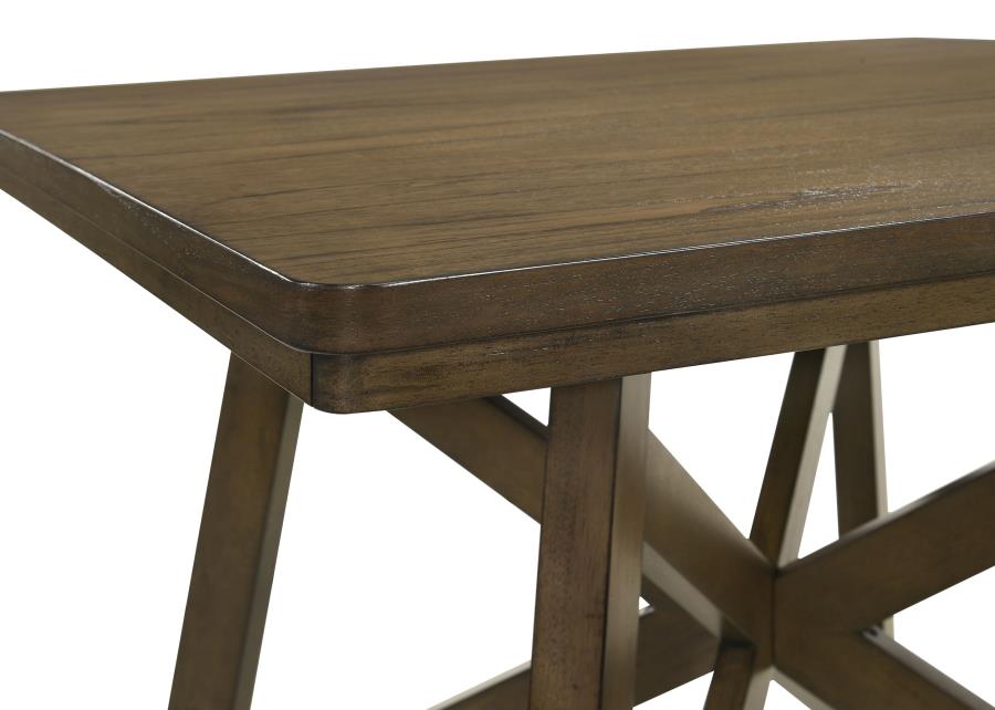 Canfield 5-piece 47-inch Counter Height Dining Set Brown view 5