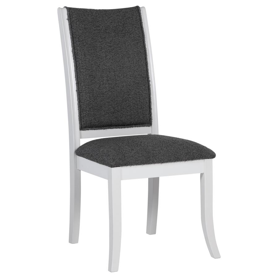 Judd 5-piece 54-inch Round Wood Dining Table Set Pearl White view 6