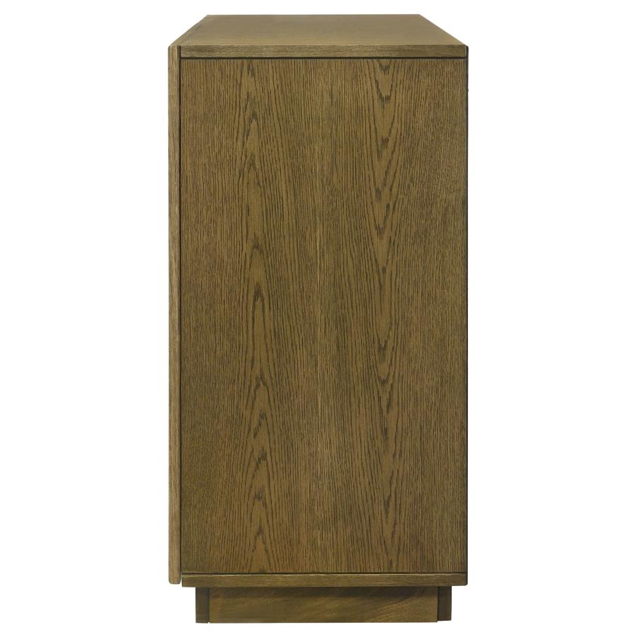 Castlewood 71-inch Dining Sideboard Buffet Server Brown Oak view 6