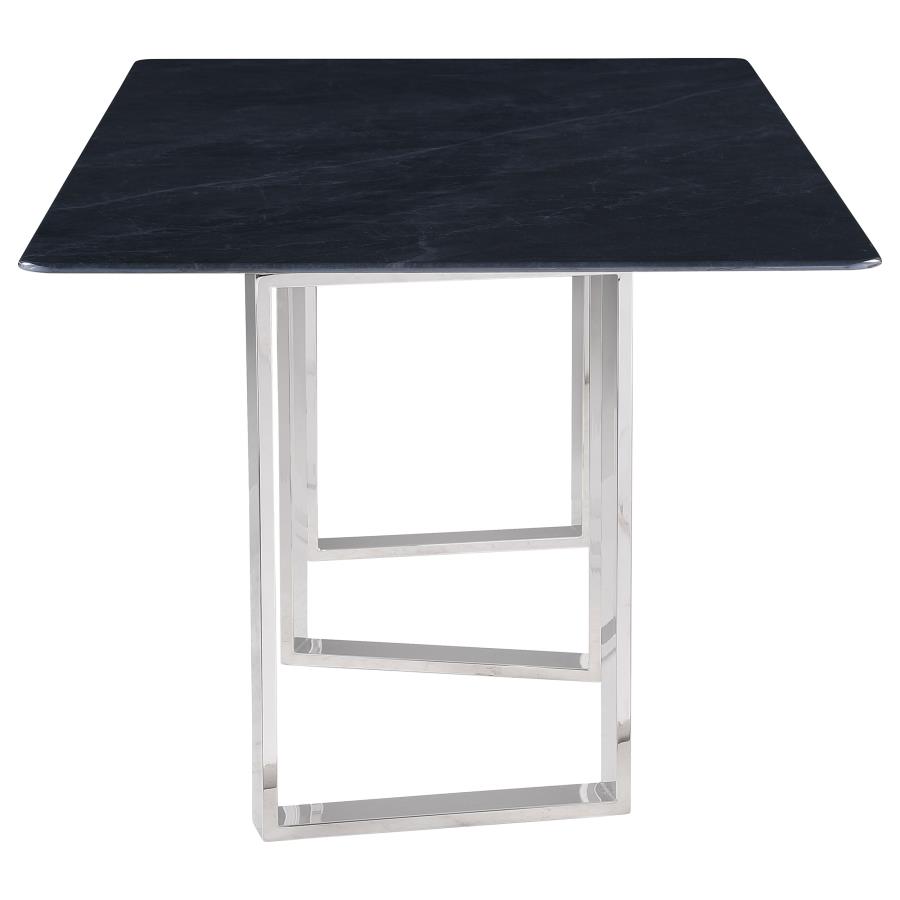 Desden 79-inch Rectangular Sintered Stone Dining Table Grey view 5