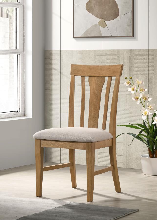 Hartville Dining Side Chair Natural Light Brown (Set of 2) view 2