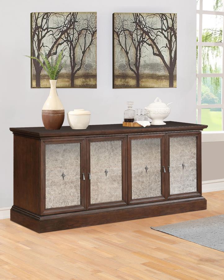 Brockway 4-door Dining Sideboard Buffet Cabinet Antique Java view 2