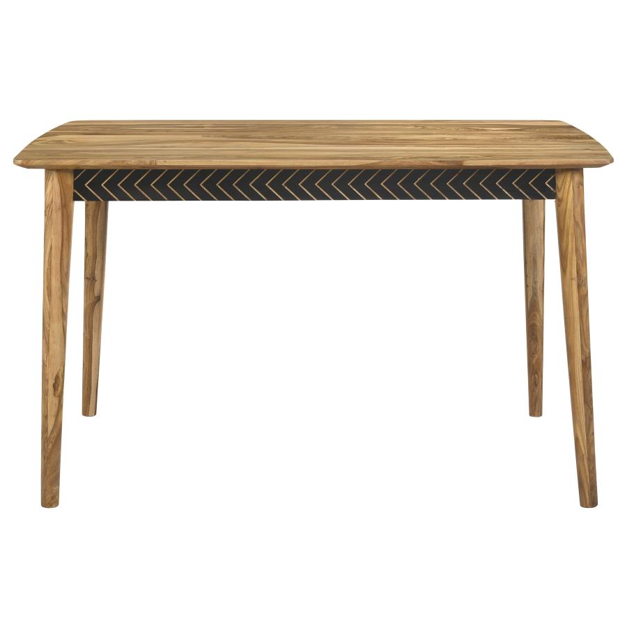 Partridge 5-piece Counter Dining Set Sheesham and Camel view 4