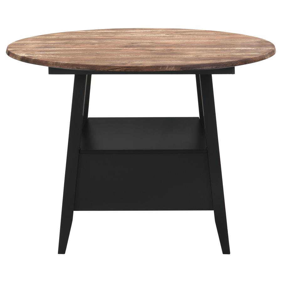 Gibson Round 50-inch Counter Height Dining Table Yukon Oak view 5