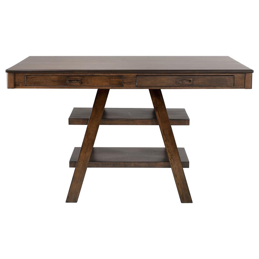 Dewey 5-piece Rectangular Dining Table Set Walnut view 4