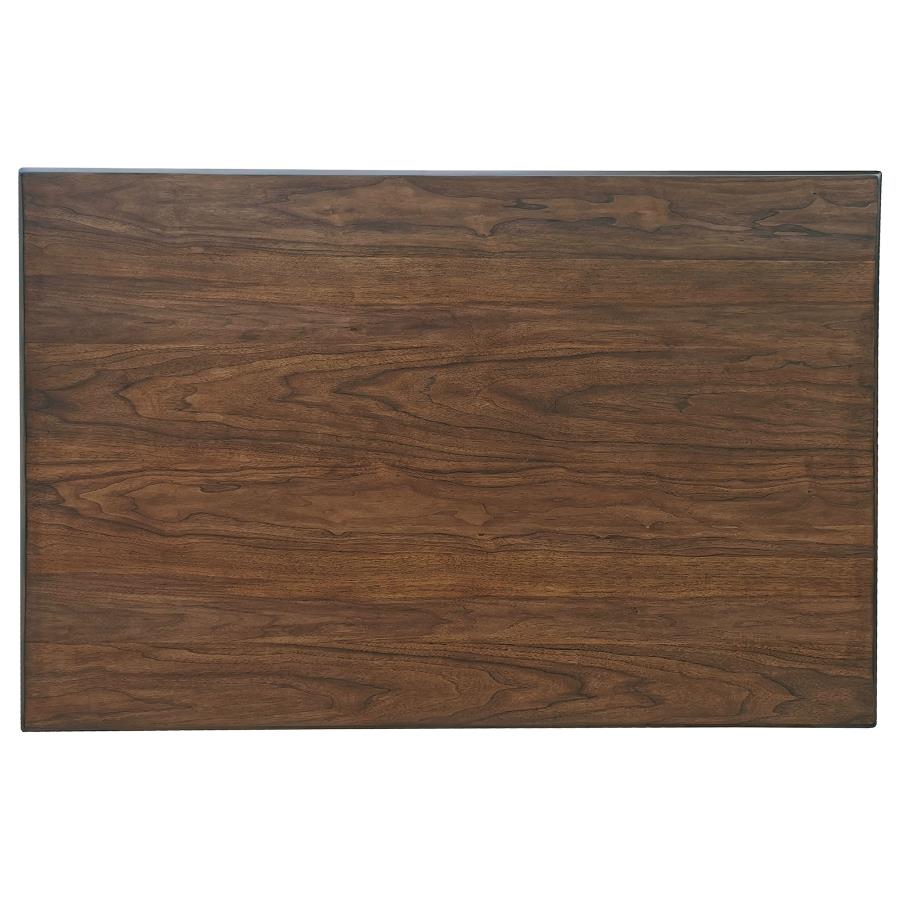 Dewey 5-piece Rectangular Dining Table Set Walnut view 6
