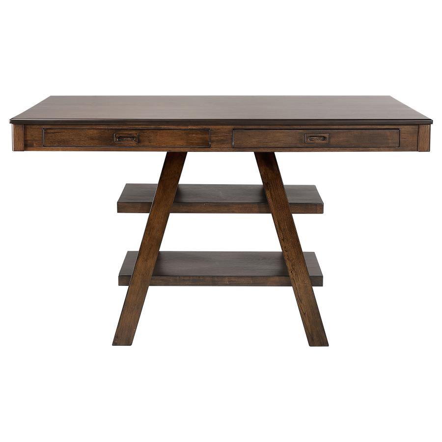 Dewey Rectangular 60-inch Counter Height Dining Table Walnut view 3