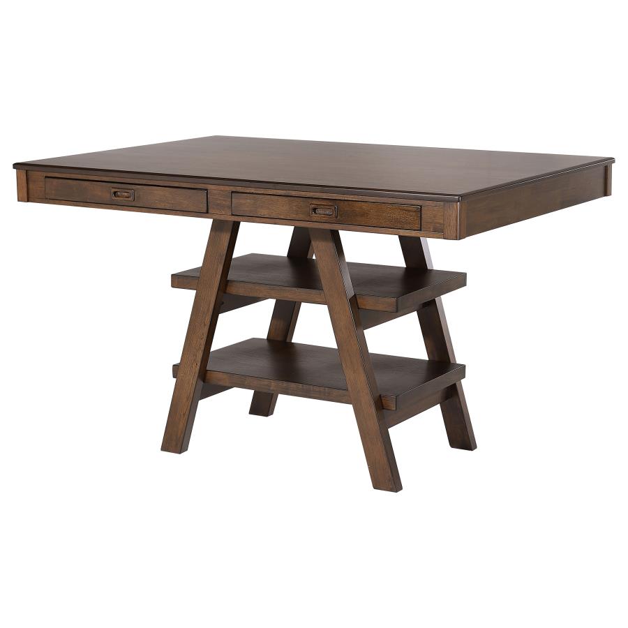 Dewey Rectangular 60-inch Counter Height Dining Table Walnut view 4