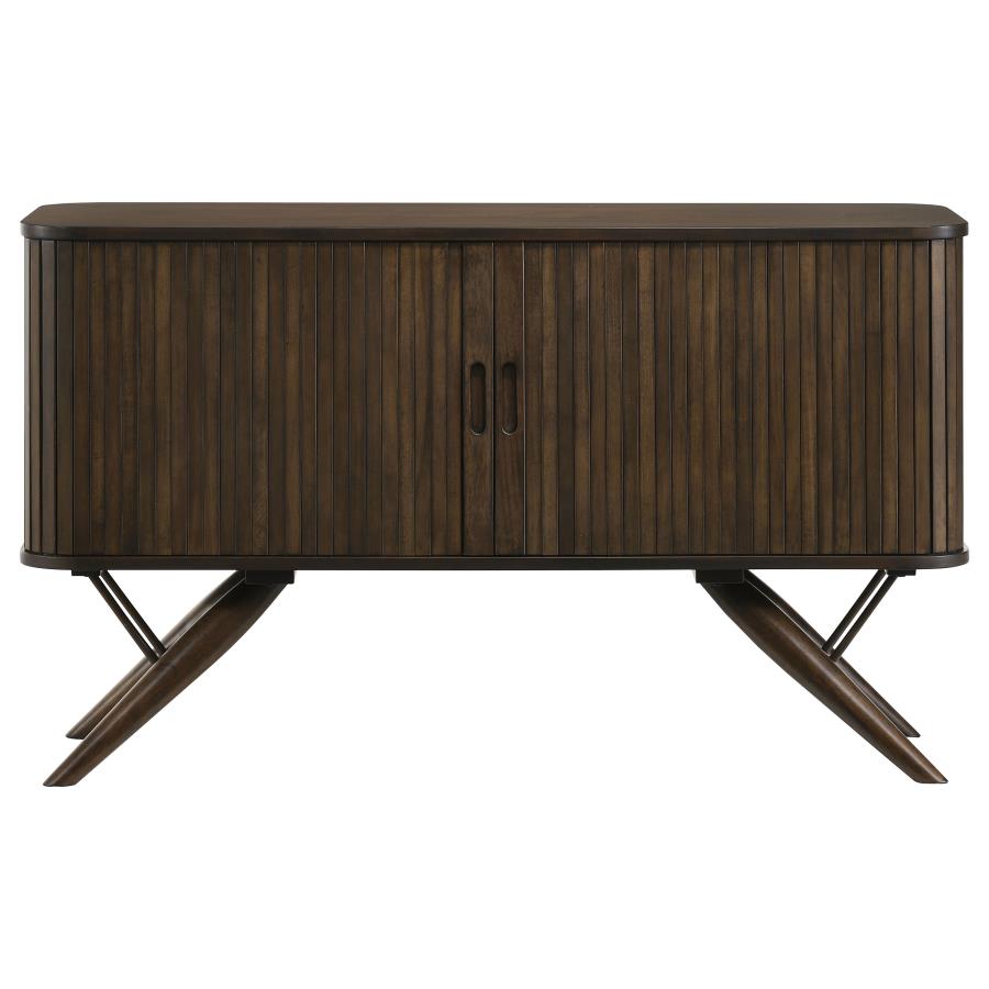 Wes 2-door Sideboard Buffet Storage Cabinet Dark Walnut view 3