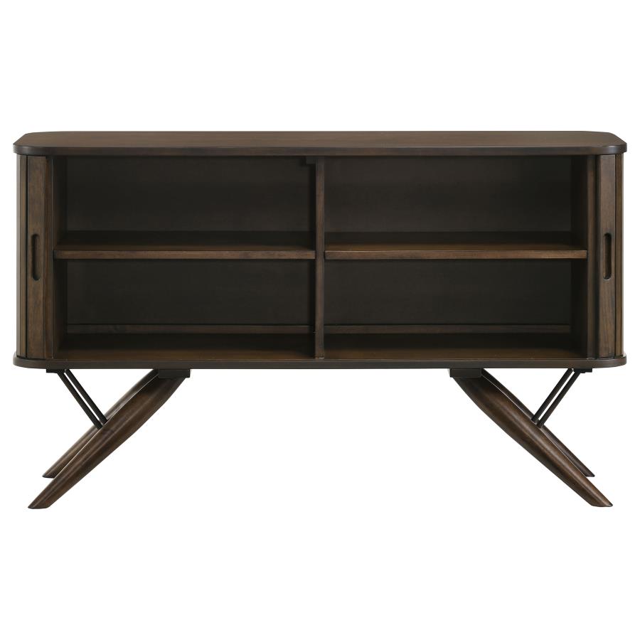 Wes 2-door Sideboard Buffet Storage Cabinet Dark Walnut view 4