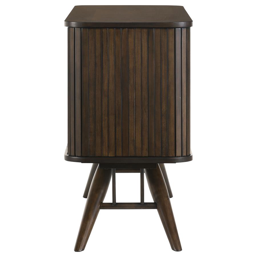 Wes 2-door Sideboard Buffet Storage Cabinet Dark Walnut view 6