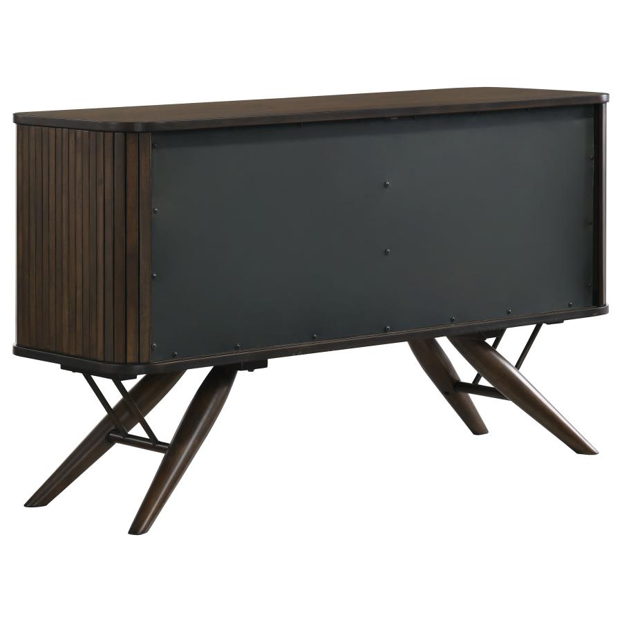 Wes 2-door Sideboard Buffet Storage Cabinet Dark Walnut view 7