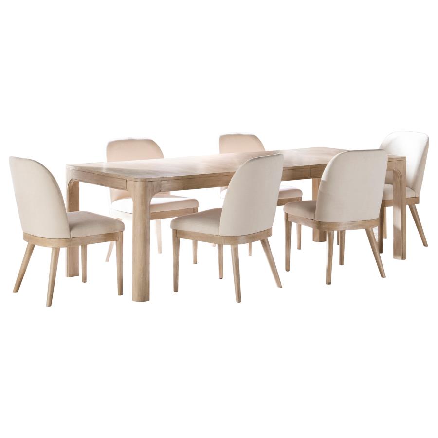Solano 7-piece Extension Table Dining Set Weathered Mango view 2