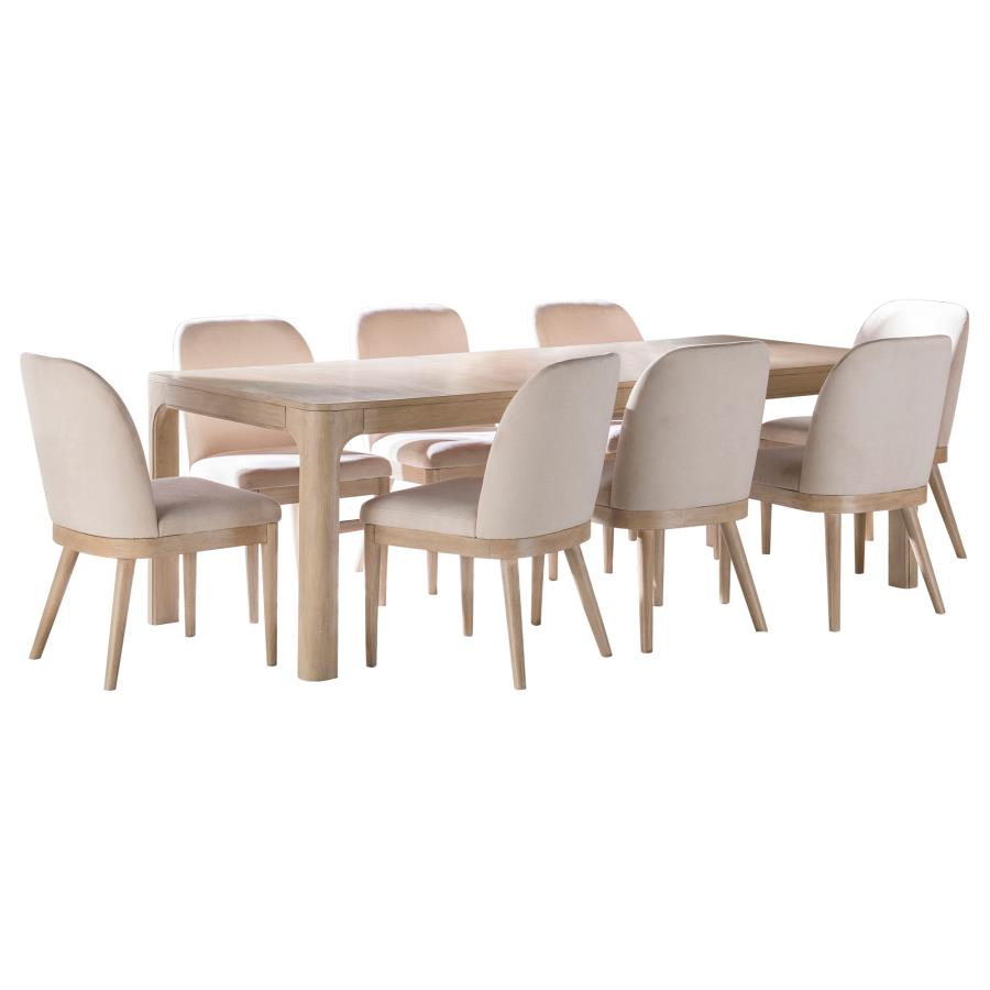 Solano 9-piece Extension Table Dining Set Weathered Mango view 2