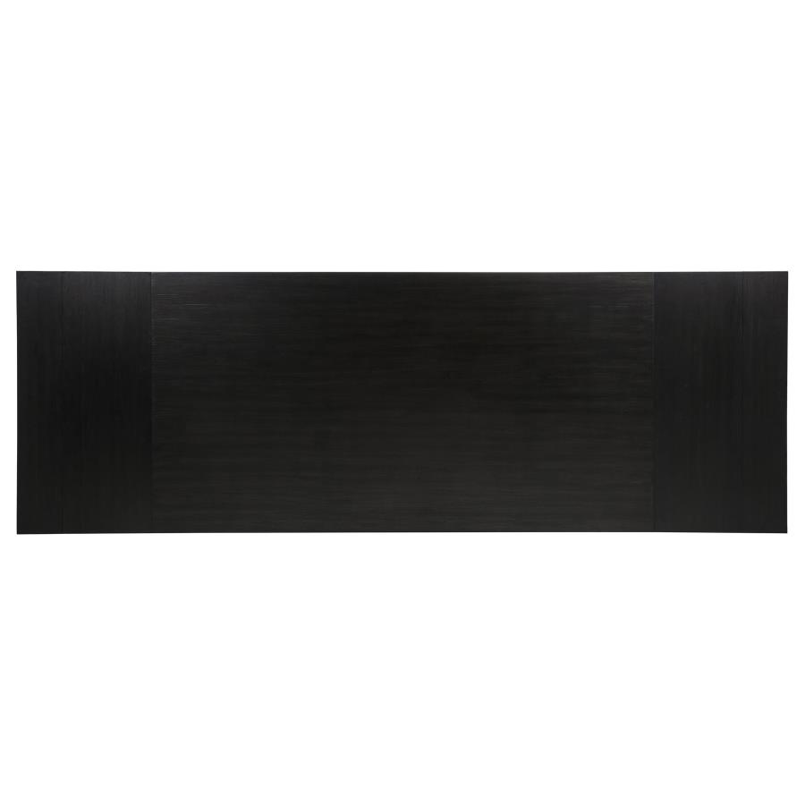 Phelps 7-piece Rectangular Dining Table Set Distressed Noir view 6