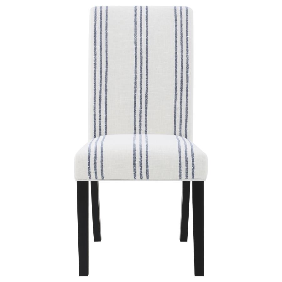 Herran Upholstered Dining Side Chair Beige (Set of 2) view 4